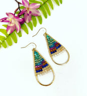 Boho Luxe Gem Drop Earrings
