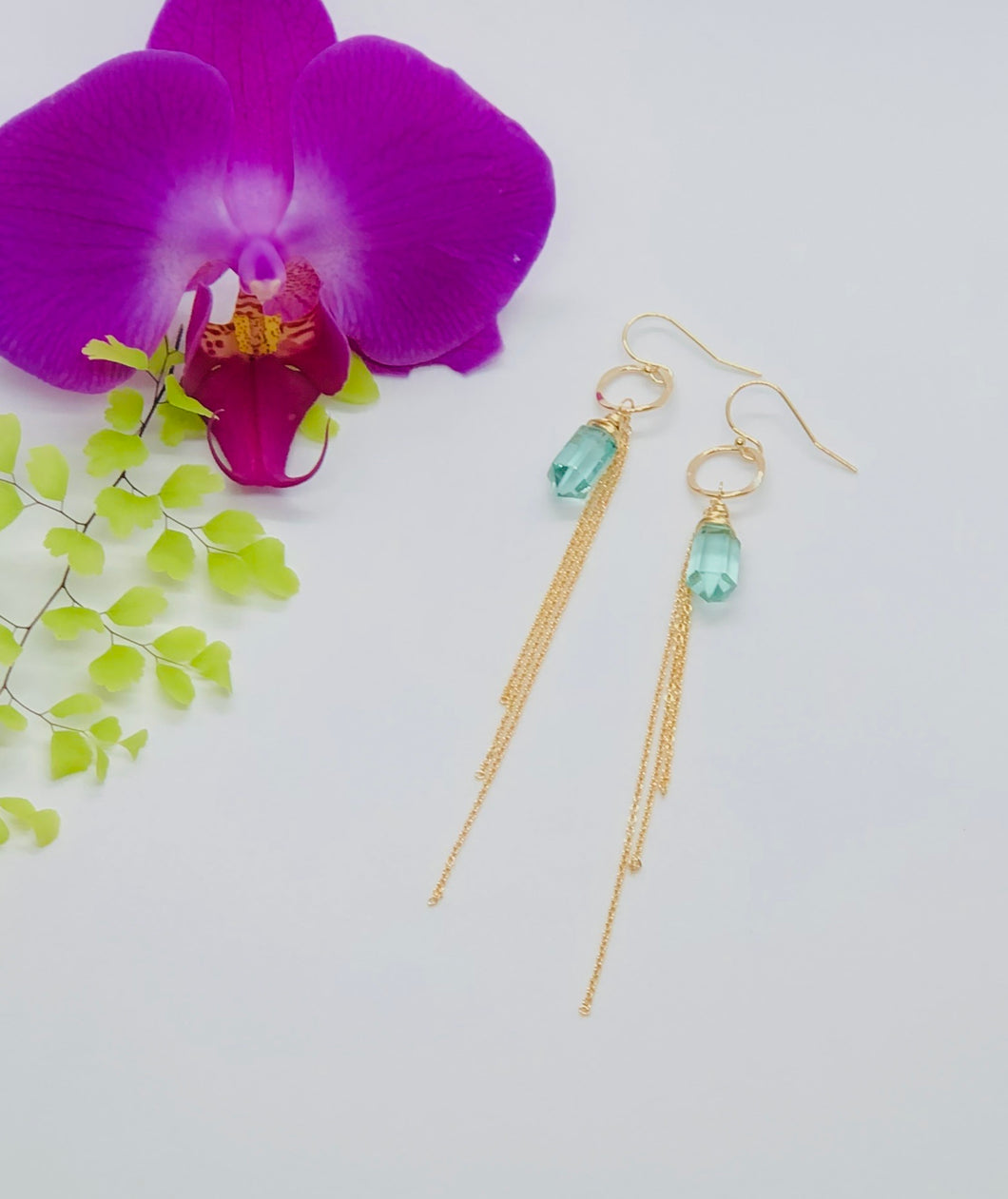 Crystal Duster-Light Caribbean Green